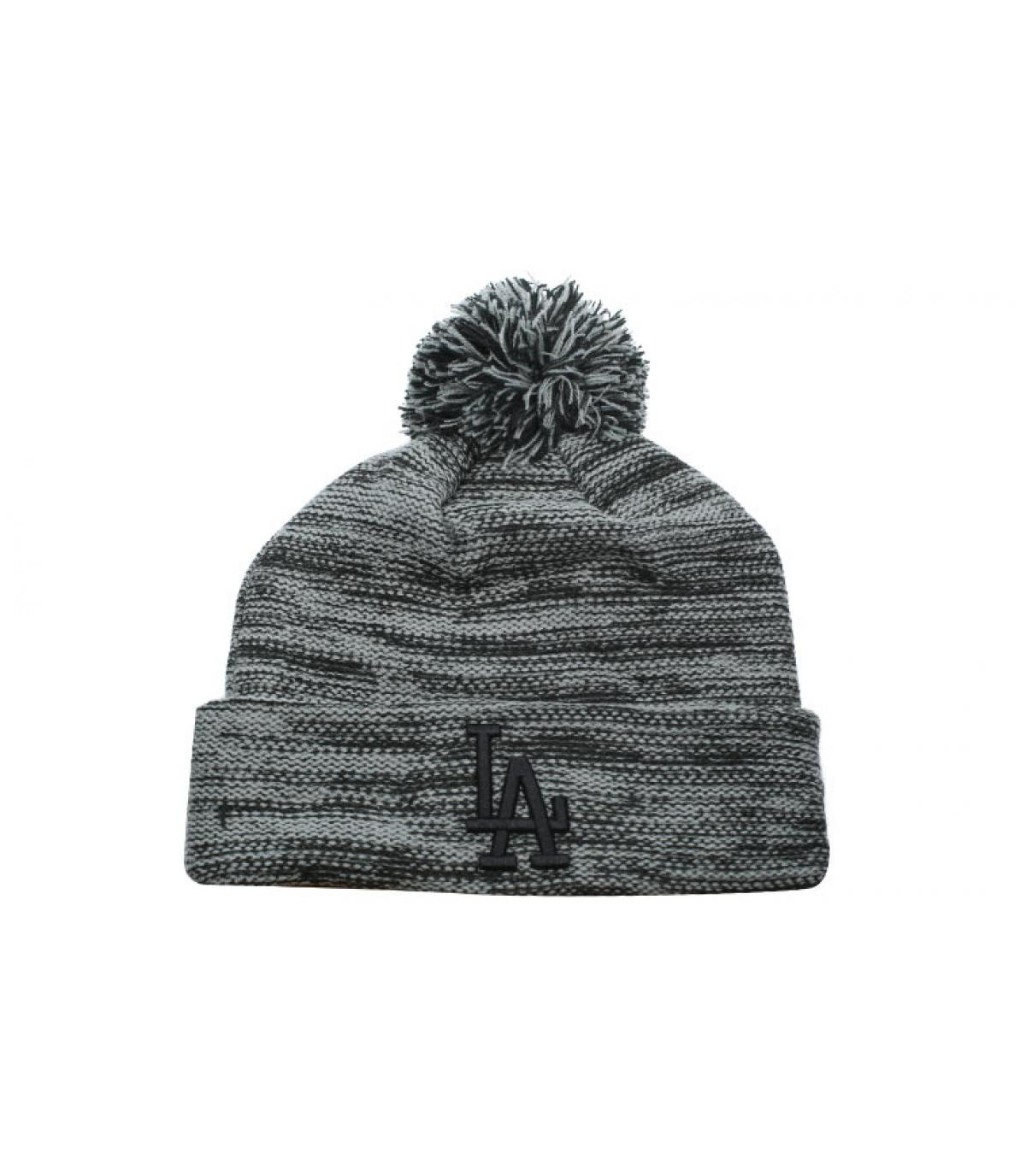 Bonnet LA Marl Knit storm gray black New Era